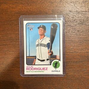 Julio Rodriguez Topps Heritage Rookie Card #700